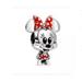 Disney Jewelry | Disney Minnie Mouse Charm, 925 Sterling Silver, Fits Pandora Bracelet | Color: Red/Silver | Size: Os