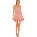 Free People Dresses | Free People Adella Slip Dress Flowy Ruffle Lace Color Rose Size X-Small Nwt Nip | Color: Tan | Size: Xs