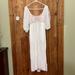 Free People Dresses | Free People White Cotton Dress With Embroidered Bodice Size Xs | Color: Red/White | Size: Xs