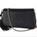 Gucci Bags | Gucci Soho Crossbody Tassel Black Leather | Color: Black/Gold | Size: 10.6" Lx 2" W X6" H