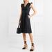 J. Crew Dresses | J. Crew Broderie Anglaise Cotton-Poplin Dress Black | Color: Black | Size: 6