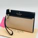 Kate Spade Bags | Kate Spade Staci Medium Wristlet | Color: Black/Tan | Size: 5 1/8" H X 7 7/8" W X 7/8"D