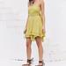 Free People Dresses | Free People Free-Est Renata Mini Dress Tube Strapless Embroidered Lace Xs | Color: Yellow | Size: Xs