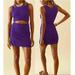 Free People Dresses | New Free People Scarlett Solid Mini Dress Smocked Sleeveless Cutout Purple | Color: Purple | Size: Various