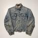 Levi's Jackets & Coats | 050 - Vintage 90s Levis Straus Distressed Grunge Faded Thrashed Denim Jacket | Color: Blue/White | Size: S