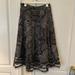 Anthropologie Skirts | Anthropologie Sachin + Babi Gray And Black Midi Skirt With Tulle - Size 10 | Color: Black/Gray | Size: 10