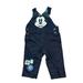 Disney Bottoms | Disney Baby Navy Blue Mickey Mouse Overalls Baby Size 9-12m | Color: Black/Blue | Size: 9-12mb