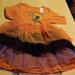 Disney Dresses | Disney Girls Dress Size Xxl Hocus Pocus Orange On Top And Tu Tu Bottom | Color: Orange/Purple | Size: Xxlg