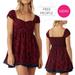 Free People Dresses | Free People New Nwt Tabitha Dress $128 Msrp Deal!!!! | Color: Blue/Red | Size: Various