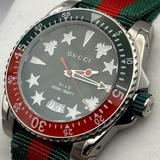 Gucci Accessories | Brand New! Gucci Green Dial Two-Tone Men's Watch | Color: Green/Red | Size: Os