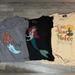 Disney Tops | Bundle Of 3 Ariel The Little Mermaid Disney T-Shirts | Color: Black/Gray/Tan | Size: M