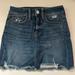 American Eagle Outfitters Skirts | American Eagle Denim High Rise Skirt | Color: Blue | Size: 00