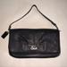 Coach Bags | Black Leather Coach Wristlet Bag | Color: Black/Silver | Size: Os