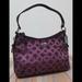 Coach Bags | Coach Signature Collection Bag And Card Case | Color: Purple/Silver | Size: Os