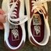 Vans Shoes | Euc Vans, Vintage Looking Maroon & White. Mens 5.0, Womens 6.5 | Color: Red/White | Size: 6.5