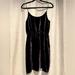 J. Crew Dresses | J. Crew Purple Velvet Spaghetti Strap Rayon/Silk Slip Dress | Color: Black/Purple | Size: 4