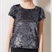 Anthropologie Tops | Anthropologie Leifsdottir Blue Sequin Top Medium | Color: Blue | Size: M