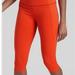 Athleta Pants & Jumpsuits | Athleta High Waist Raw Hem Velocity Crop | Color: Orange/Red | Size: Xsp