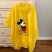 Disney Other | Disney Mickey Mouse Rain Poncho Vtg Yellow Adult Size Walt Disney World Poncho | Color: Yellow | Size: Os
