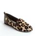 Michael Kors Shoes | Michael Kors Women's Merritt Leopard Print Brown Leather Flat/Slip On Shoes 5 | Color: Brown/Tan | Size: 5