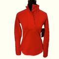 Athleta Jackets & Coats | Athleta Vortex 1/2 Zip Fleece Red Jacket Nwt Size Xxs | Color: Red | Size: Xxs
