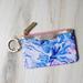 Lilly Pulitzer Accessories | New Lilly Pulitzer Id Case Blue Pink Gold Faux Leather Trim Zipper Pouch | Color: Blue/Pink | Size: Os