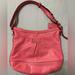 Coach Bags | Coach Pink Purse; Adjustable Strap; Taupe Lining With Inside Zipper Pocket | Color: Pink | Size: Os