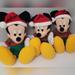 Disney Toys | Disney Large Mickey Mouse Plush Christmas Santa Stuffed Animal 18 Inches Tall | Color: Black/Red | Size: Osbb