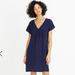 Madewell Dresses | Euc Madewell Navy Moment Dress | Color: Blue | Size: Xs