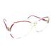 Gucci Accessories | Gucci Vintage Gg 2102 48e Crystal Red Square Eyeglasses Frames 53-16 135 Italy | Color: Red | Size: Os