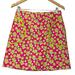 Lilly Pulitzer Skirts | Lilly Pulitzer Rare Pink Green Dune Buggy Mini Skirt Size 4 Barbiecore Stretch | Color: Green/Pink | Size: 4