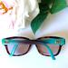 Gucci Accessories | Gucci Tortoise & Ombr Turquoise Purple Eyeglass Frames Gg | Color: Blue/Brown | Size: Os