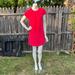 Kate Spade Dresses | Kate Spade Red/Orange Shift Mini Dress Sz 0 | Color: Orange/Red | Size: 0