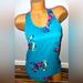 Lilly Pulitzer Tops | Lilly Pulitzer Xs Maris Royce Teal Butterfly Tie Back Sleeveless Top | Color: Red | Size: Xs