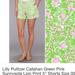 Lilly Pulitzer Shorts | Lilly Pulitzer Pink & Green Callahan Lion Shorts | Color: Green/Pink | Size: 00