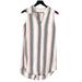 Anthropologie Dresses | Cloth & Stone Anthropologie Size M Mini Shift Button Down Dress Striped | Color: White | Size: M