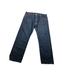 Levi's Jeans | 3470 Levis 501 Jeans Mens 44x34 Straight Button Fly Blue Denim Cotton Dark Wash | Color: Blue | Size: 44