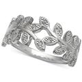 Giani Bernini Jewelry | Giani Bernini Cubic Zirconia Vine Ring In Sterling Silver,Size 9 | Color: Silver | Size: 9