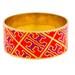 Tory Burch Jewelry | 16k Gold Plated Tory Burch Cuff Bracelet | Color: Gold | Size: Os