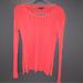 American Eagle Outfitters Sweaters | Coral Sweater With Zipper Detailing | Color: Pink/Red | Size: S