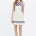 Madewell Dresses | Madewell - Blue & White Embroidered 100% Cotton Sleeveless Dress, Size M | Color: Blue/White | Size: M