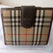 Burberry Bags | Burberry Authentic Vintage Nova Check Fold Clasp Shadow Horse Wallet | Color: Brown/Tan | Size: Os