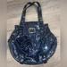 Dooney & Bourke Bags | Dooney & Bourke Hp Hayden Panettiere Patent Leather Hobo Satchel Bag Blue | Color: Blue/Gold | Size: Os