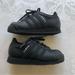 Adidas Shoes | Adidas Black Sanoa Toddlers Size 11k Sneakers Lace-Up Ortholite Running Shoes | Color: Black | Size: 11g