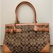 Coach Bags | Coach Hamptons Signature Carryall Khaki Tan Leather Y2k Tassel Shoulder Bag 8k07 | Color: Tan | Size: Os