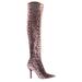 Gucci Shoes | Gucci Tom Ford F/W 1999 Snakeskin Over-The-Knee Boots | Color: Brown/Cream | Size: 8.5