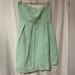 J. Crew Dresses | J.Crew Strapless Dress , Size 10, Light Blue And White , 100% Cotton | Color: Blue | Size: 10