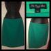 J. Crew Skirts | J Crew “The Pencil Skirt” Emerald Green Wool Skirt Size 00 | Color: Green | Size: 00