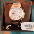 Michael Kors Accessories | Michael Kors Rose Gold -Tone Runway Chronograph Ladies Watch Mk5223 | Color: Gold | Size: Os