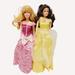Disney Toys | 2 Vtg Disney Princess Mattel Barbie Dolls Aurora Sleeping Belle Beauty Beast | Color: Pink/Yellow | Size: Osbb